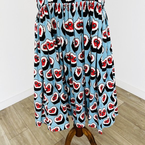 Irregular Choice x Sarsparilly Wonderful Wasabi Dress Sushi Kawaii Rockabilly M - Picture 3 of 10